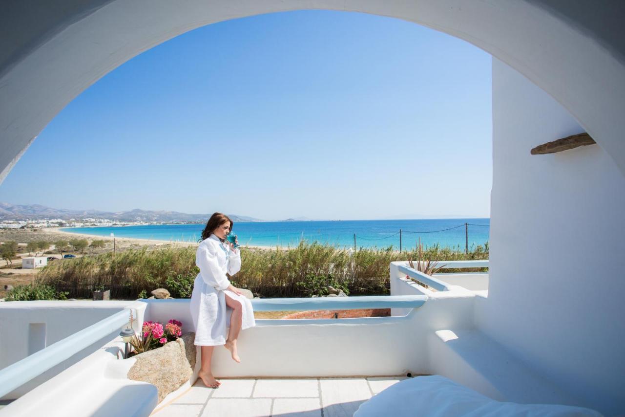 Naxian Riviera Exclusive Seafront Suites, Junior Suite Agios Prokopios  Exterior foto